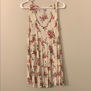 Floral Print Babydoll Dress